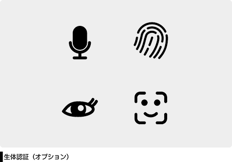 生体認証(オプション)